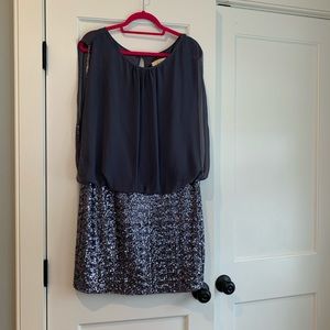 Graphite size 14 Blouse top sequin mini dress